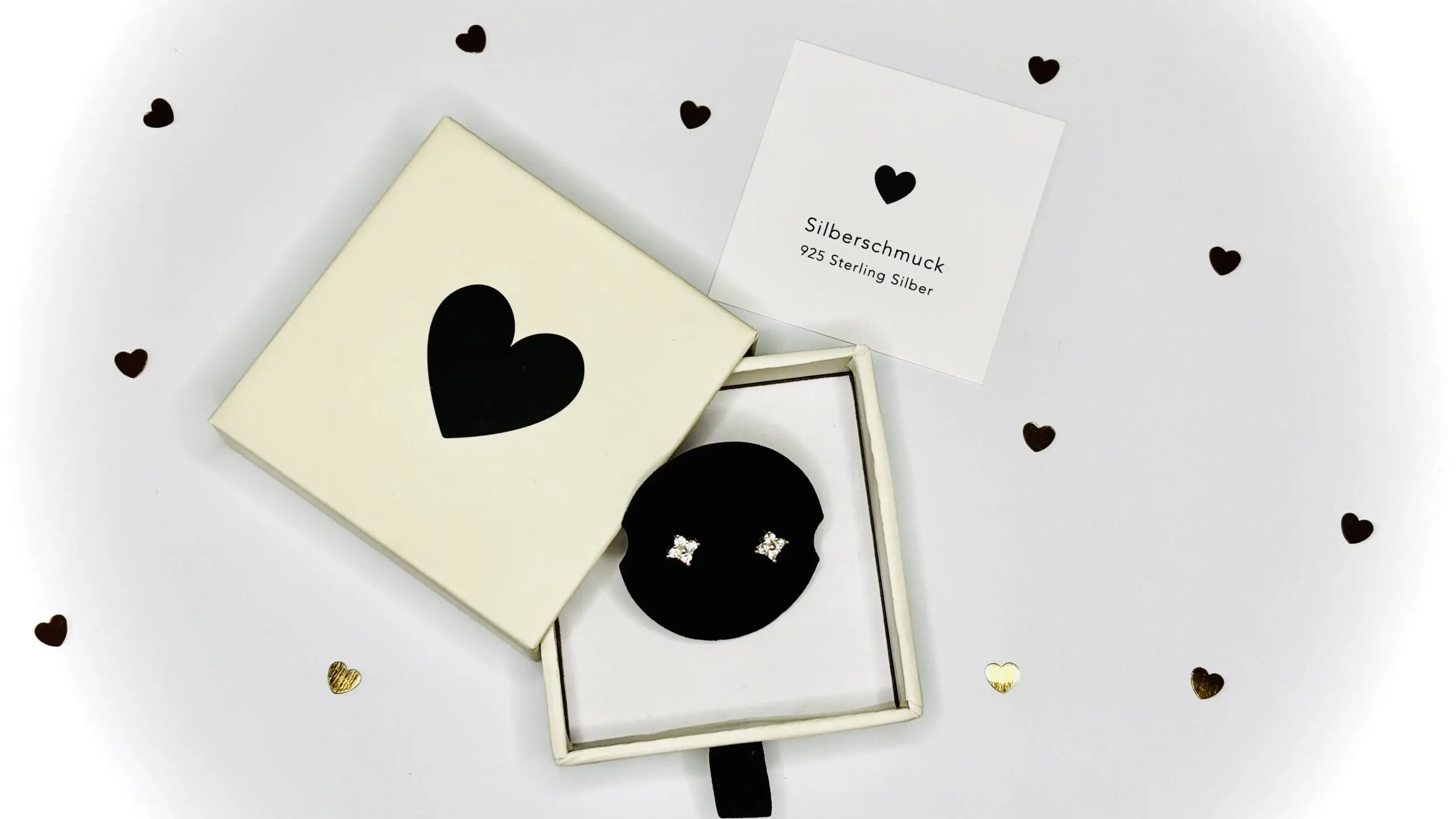 Geschenkbox mit Herz für Brautschmuck